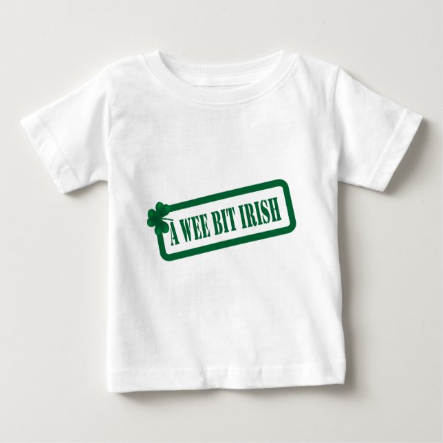 St patrick's day A Wee Bit Irish Infant T-shirt (Framsida)
