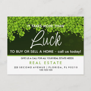 St. Patrick's Day Agent rekommendations Meddelande Vykort