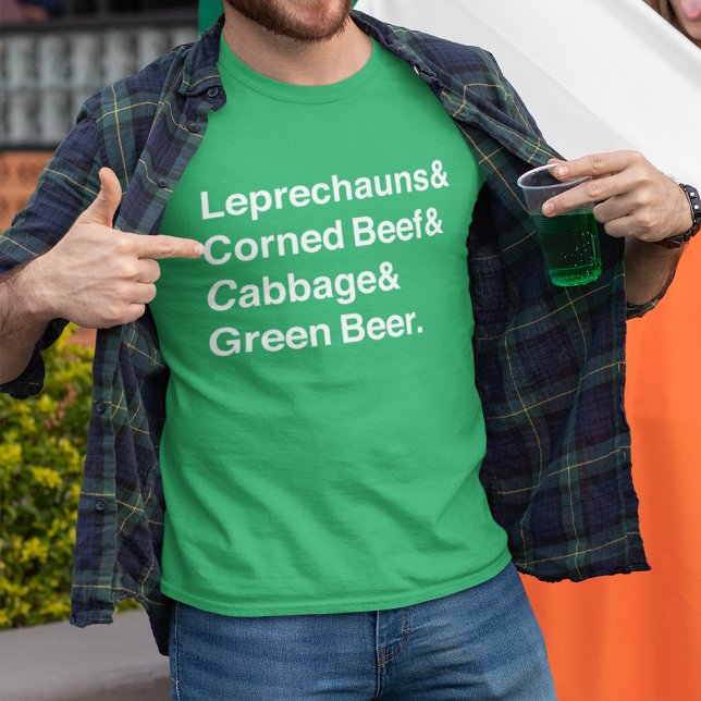 St. Patrick's Day Ampersand Design T-shirt (Skapare uppladdad)