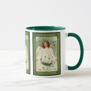 St. Patrick's Day Angel Mugg