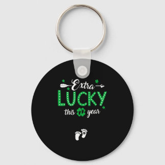 St patricks day Annokulär Gravid för gravida Nyckelring
