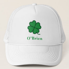 St. Patrick's Day | Anpassad Namn Klöver Design Keps