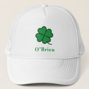 St. Patrick's Day Anpassad Namn Klöver Design Keps