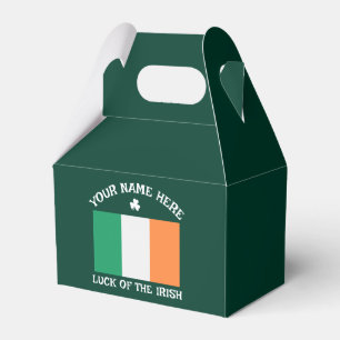St Patricks Day Anpassat Namn Irländsk Shamrock Pr Presentaskar