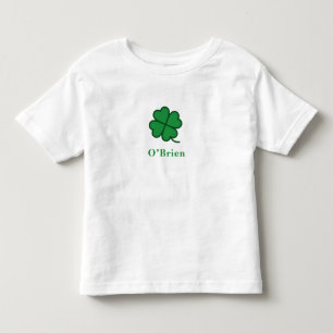 St. Patrick's Day Anpassat Namn Klöver Design T Shirt