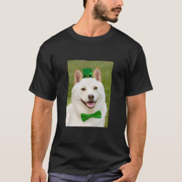 St patrick's day any Shiba Inu Hund T Shirt
