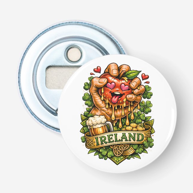 St. Patrick's Day Apple Craze 🍀 Flasköppnare (Framsidan)