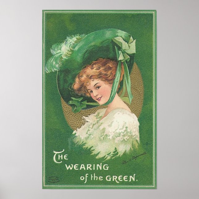 St patrick's day av Gröntens utfrågning Poster (Framsidan)