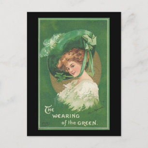 St patrick's day av Gröntens utfrågning Vykort