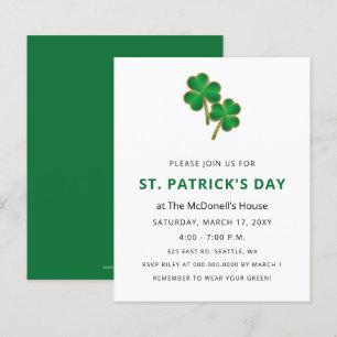 St patricks day av Shamrock- för budgetElegant