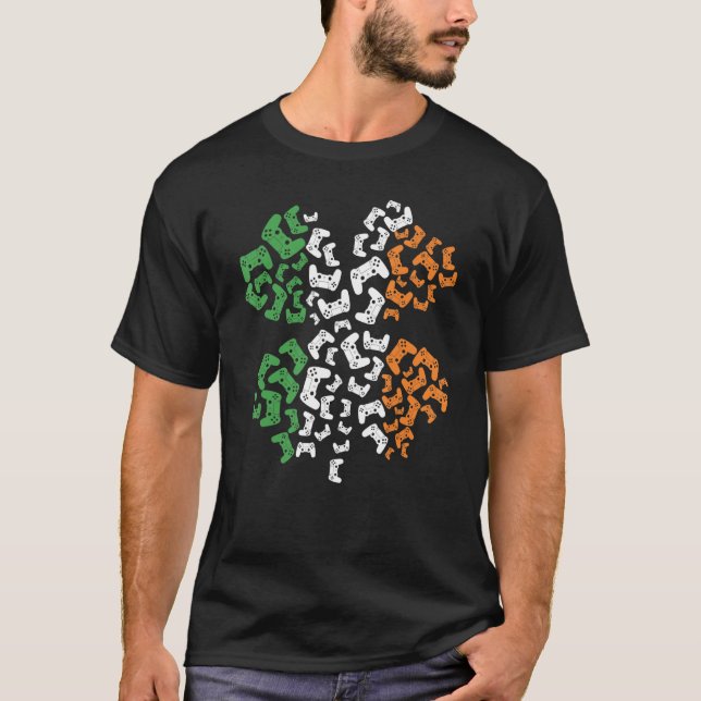 St patricks day av videospel Shamrock Sport T Shirt (Framsida)