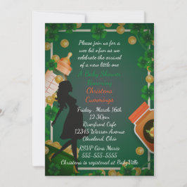 St. Patrick's Day Baby Shower-inbjudan Inbjudningar