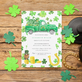 St. Patrick's Day Baby Shower Inbjudningar