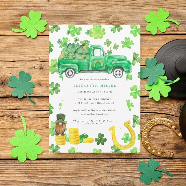 St. Patrick's Day Baby Shower Inbjudningar (Skapare uppladdad)