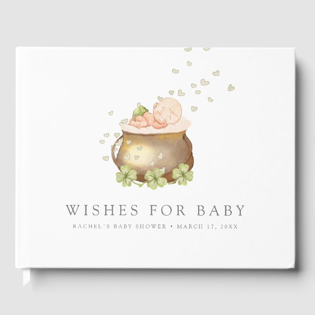 st patricks day babyduschgäst bok (Framsida)
