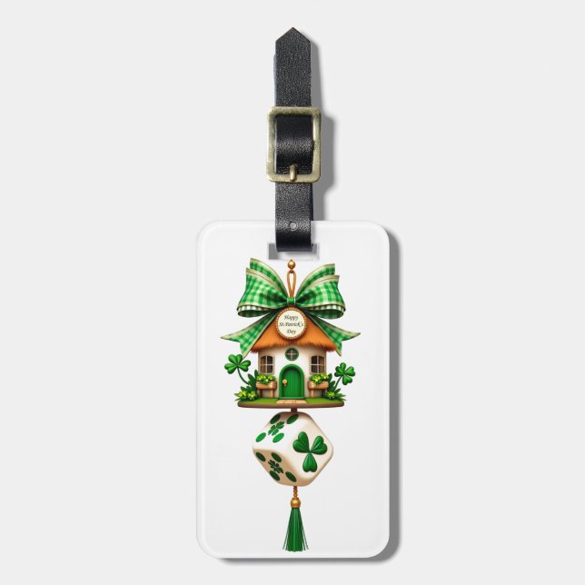 St. Patrick's Day Bagagebricka (Vertikal Framsida)