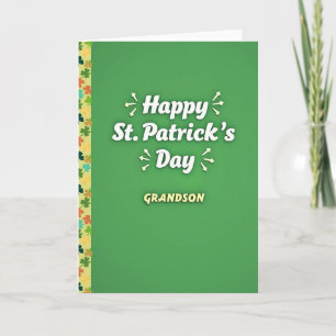 St Patricks Day Barnbarnskort Kort