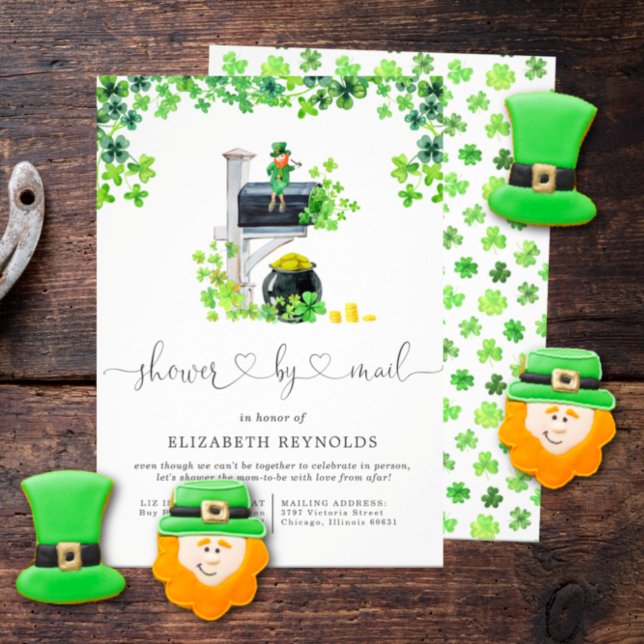 St. Patrick's Day | Barnskor efter post Inbjudningar (Skapare uppladdad)
