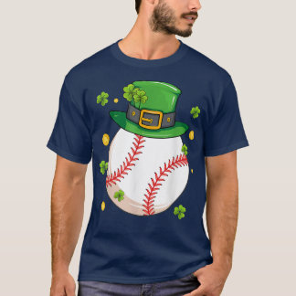 St patrick's day Baseball Älskare Lucky Leprechaun T Shirt