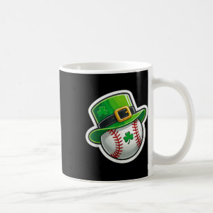 St. Patrick's Day Baseball Klöver Hat Lucky Shamro Kaffemugg