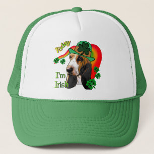 St patricks day Basset Hound Keps