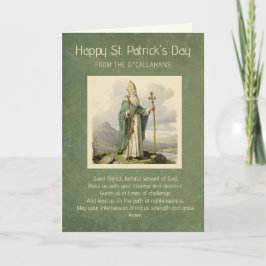 St. Patrick's Day be and välsignelse Kort