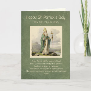 St. Patrick's Day be and välsignelse Kort