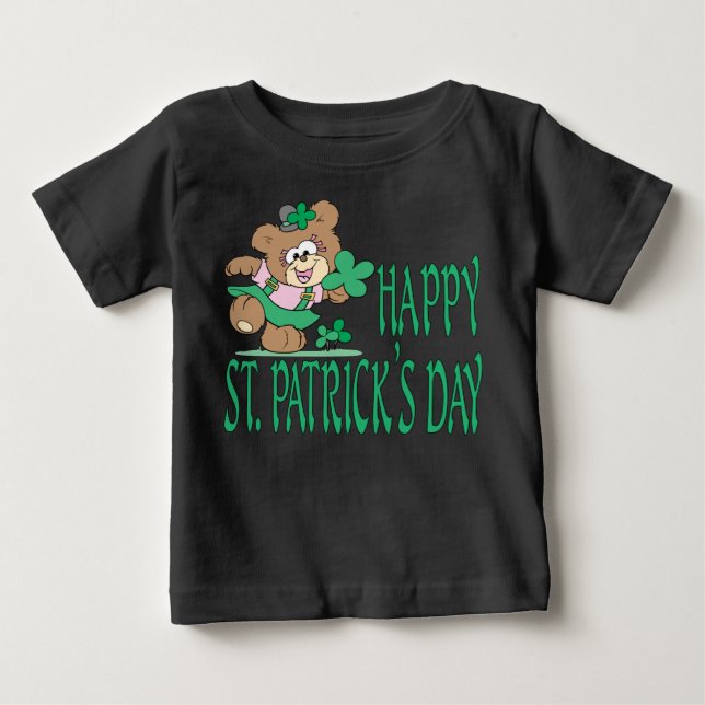 St. Patrick's Day Bear Infant Shirt Tee Shirt (Framsida)