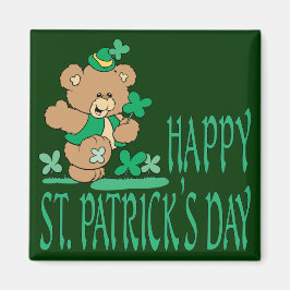 St. Patrick's Day Bear Magnet