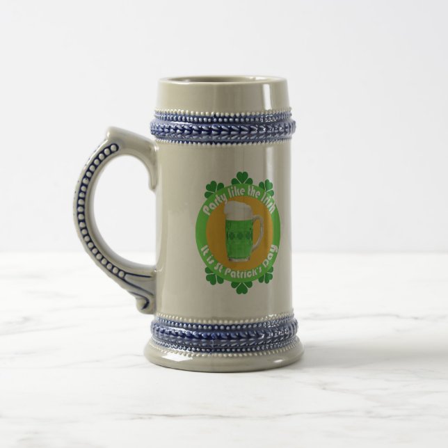 St patrick's day Beer Stein Sejdel (Vänster)