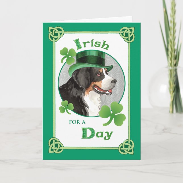 St. Patrick's Day Berner Kort (Framsida)