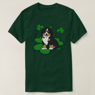 St. Patrick's Day Bernese Mountain Dog T Shirt
