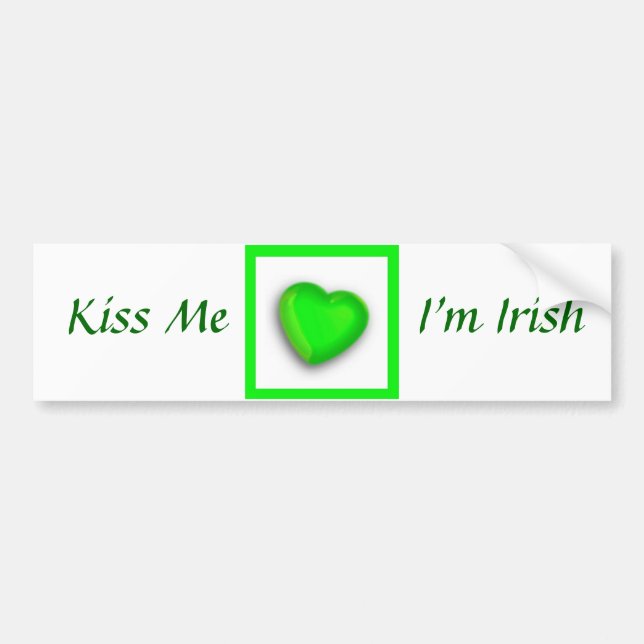 St patrick's day bildekal (Framsidan)