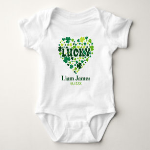 St. Patrick's Day Birthday Lucky Heart-eget namn T Shirt