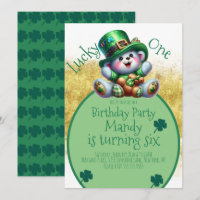 St.Patrick's Day Björn Födelsedag Lucky One