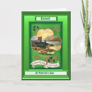 St patrick's day Blarneyslott Kort