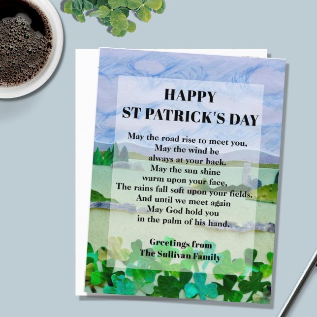 St patrick's day Blating Vykort (Skapare uppladdad)