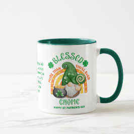 St patrick's day BLESSED Irish Gnome Christian Mugg