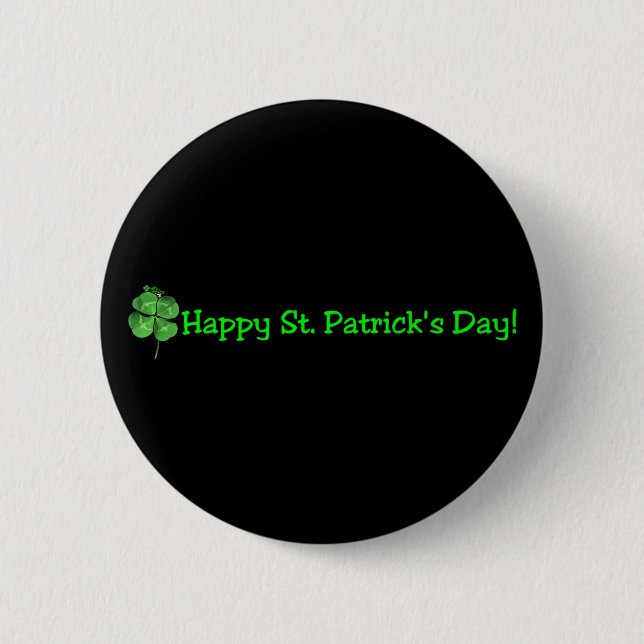 St. Patrick's Day - Bli irländsk! Knapp (Framsida)