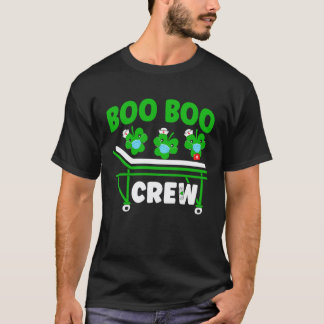 St Patrick's Day Boo Boo Crew ICU-sjuksköterska Sh T Shirt