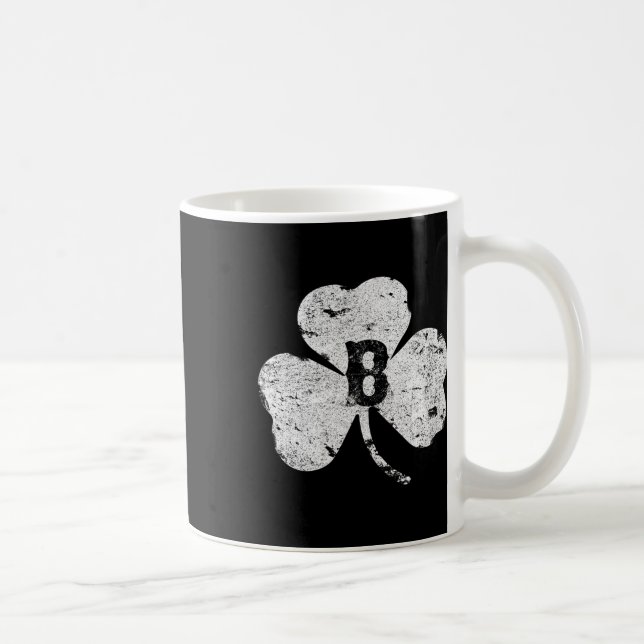 St. Patricks Day Boston slittrad irländsk shamrock Kaffemugg (Höger)