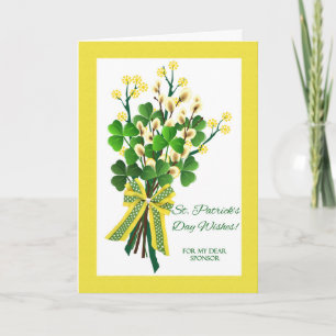 St. Patrick's Day Bouquet for Sponsor Kort