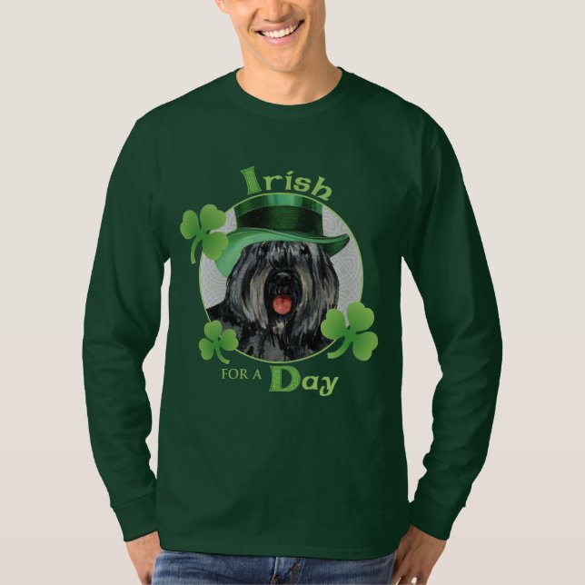 St. Patrick's Day Bouvier T Shirt (Framsida)