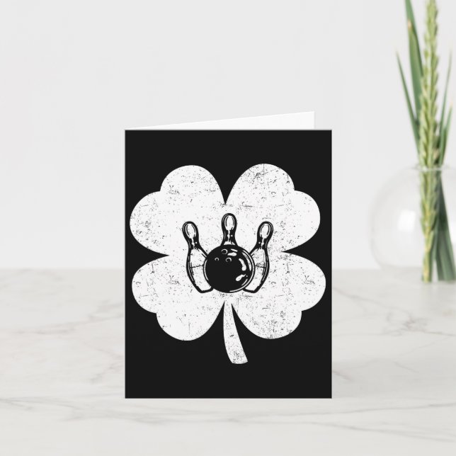 St Patrick's Day Bowlings Irish Shamrock Bowlings  Kort (Framsida)