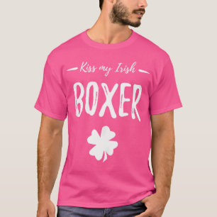 St patricks day Boxer Hund Mamma Funny Irish Gift T Shirt