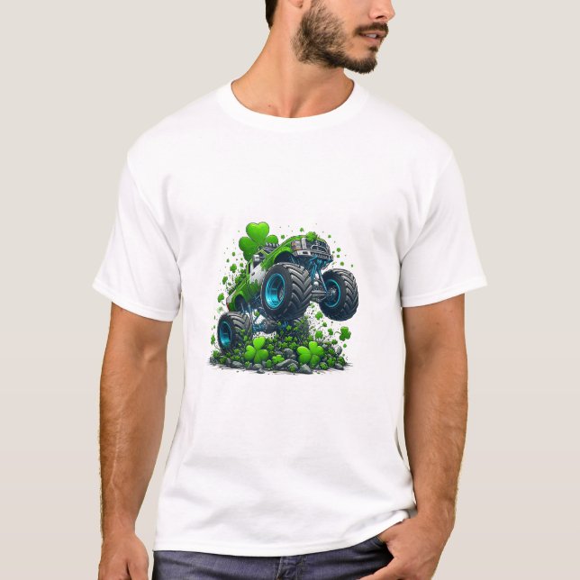 St patricks day Boys T Shirt (Framsida)