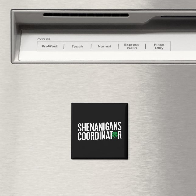 St. Patrick's Day busar-koordinator Magnet (In Situ (Dishwasher))