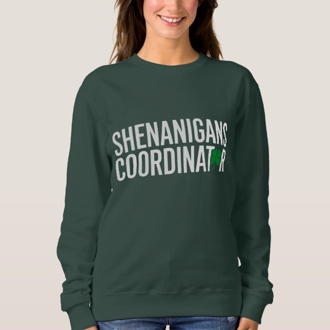 St. Patrick's Day busarskoordinator T Shirt (Framsida)