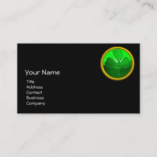 ST PATRICK'S DAY CAT MED GRÖNT IRISH-ÖL VISITKORT