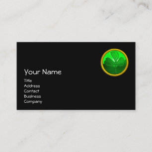 ST PATRICK'S DAY CAT MED GRÖNT IRISH-ÖL VISITKORT